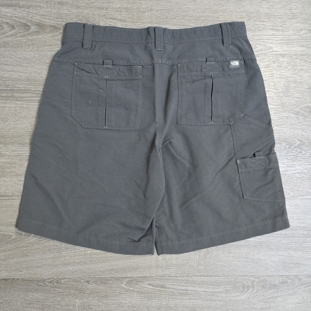 The North Face Nylon Performance Cargo Utility Shorts 10" Hiking Gray Blu Men 36 - Picture 11 of 16